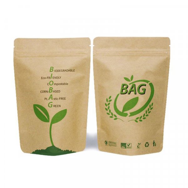 Compostable and Biodegradable Stand Up Pouches