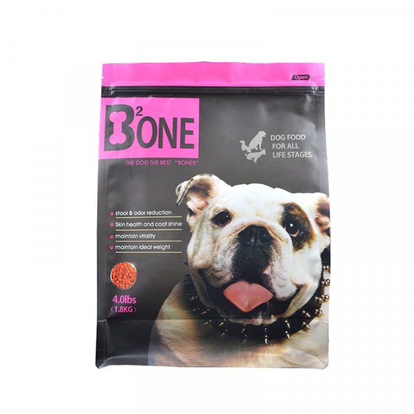 Custom Printed Flat Bottom Bag Matt Finish Flat Bottom PET Food Bag