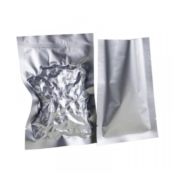 Best Barrier Pure Aluminum Foil 3 Sides Seal Silver Food Storage Vacuum Seal Packaging Bag