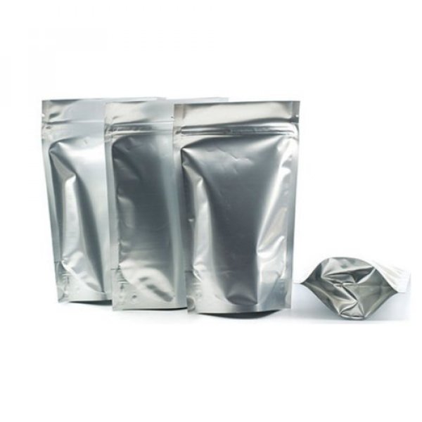 Plain Silver Retort Packaging Pouch